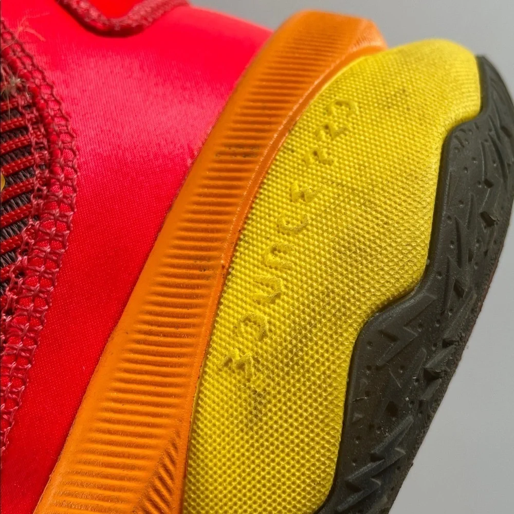 Adidas same 8 Kids Sneakers in Red and Yellow Disney Pixar Mr. incredible size 5